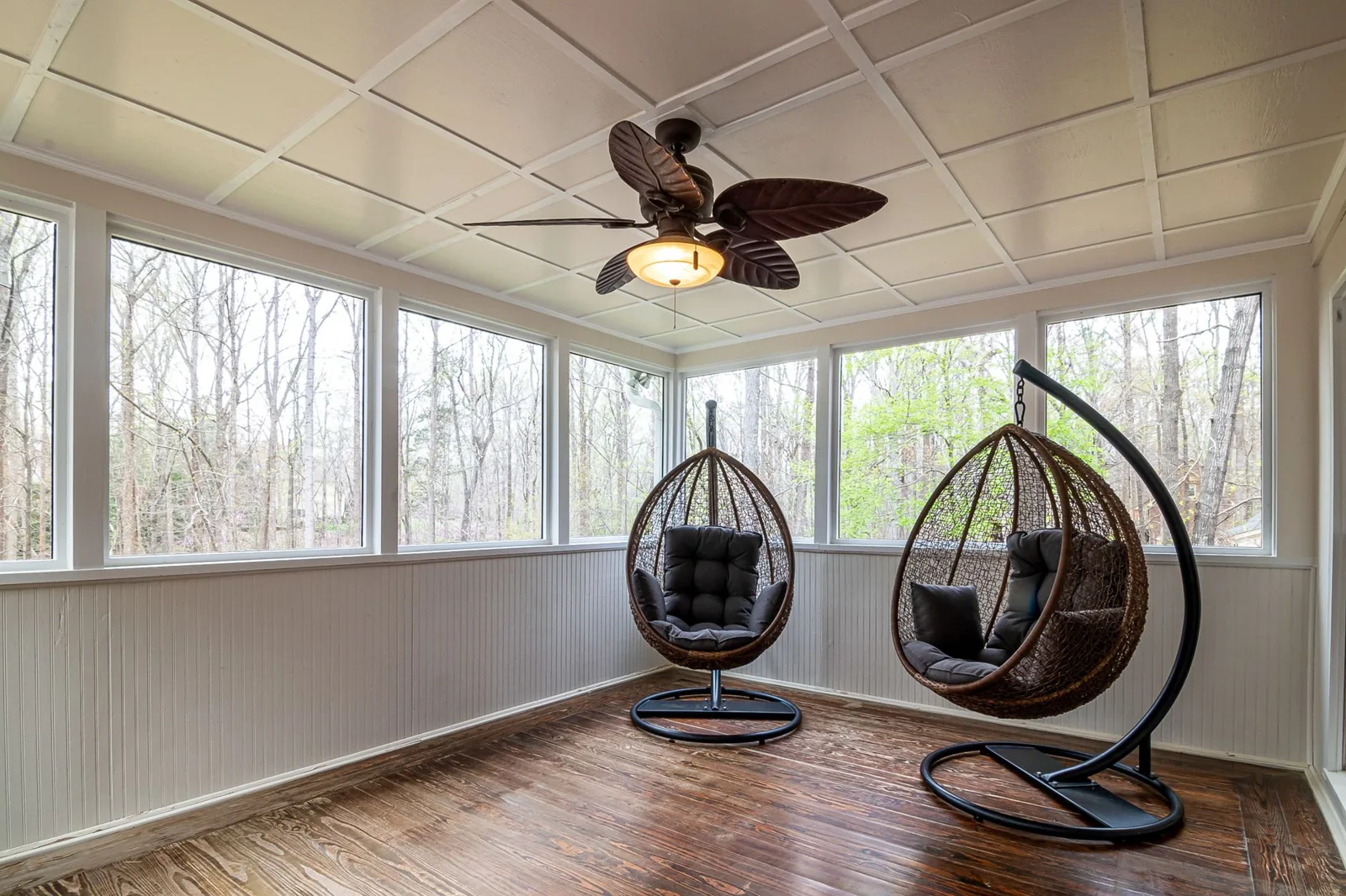 Sunroom installation cost for a glass three-season room