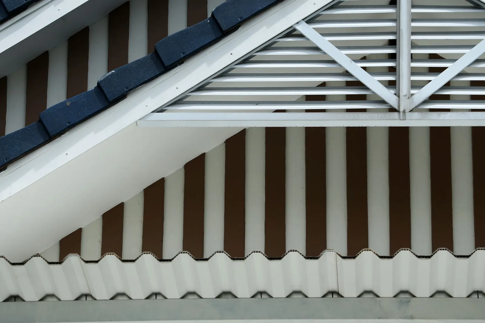 Gutter guard cost per foot — a guard installed on the edge of a roofline