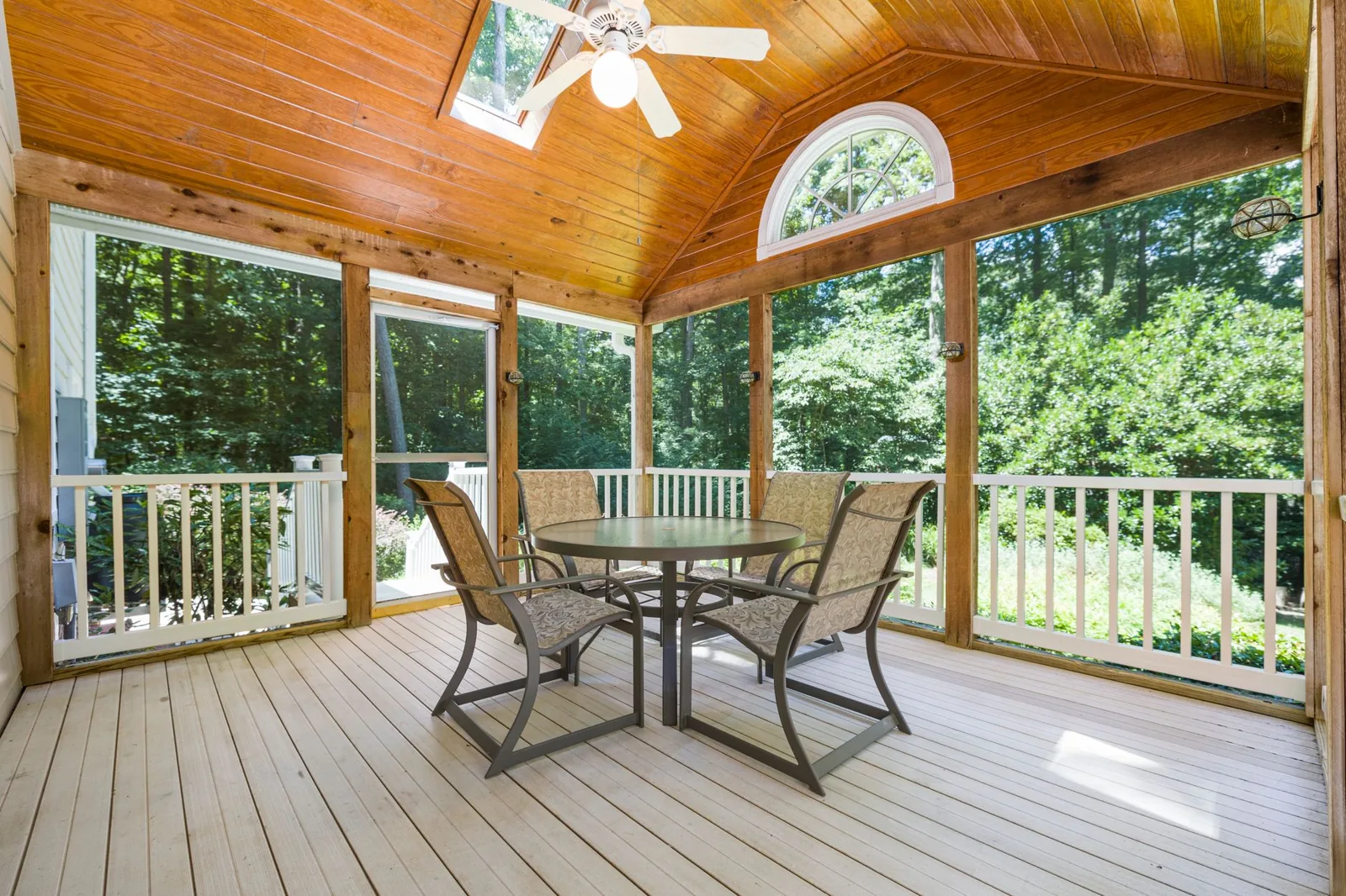 Screened porch kits framed with aluminum uprights and tight fiberglass screening